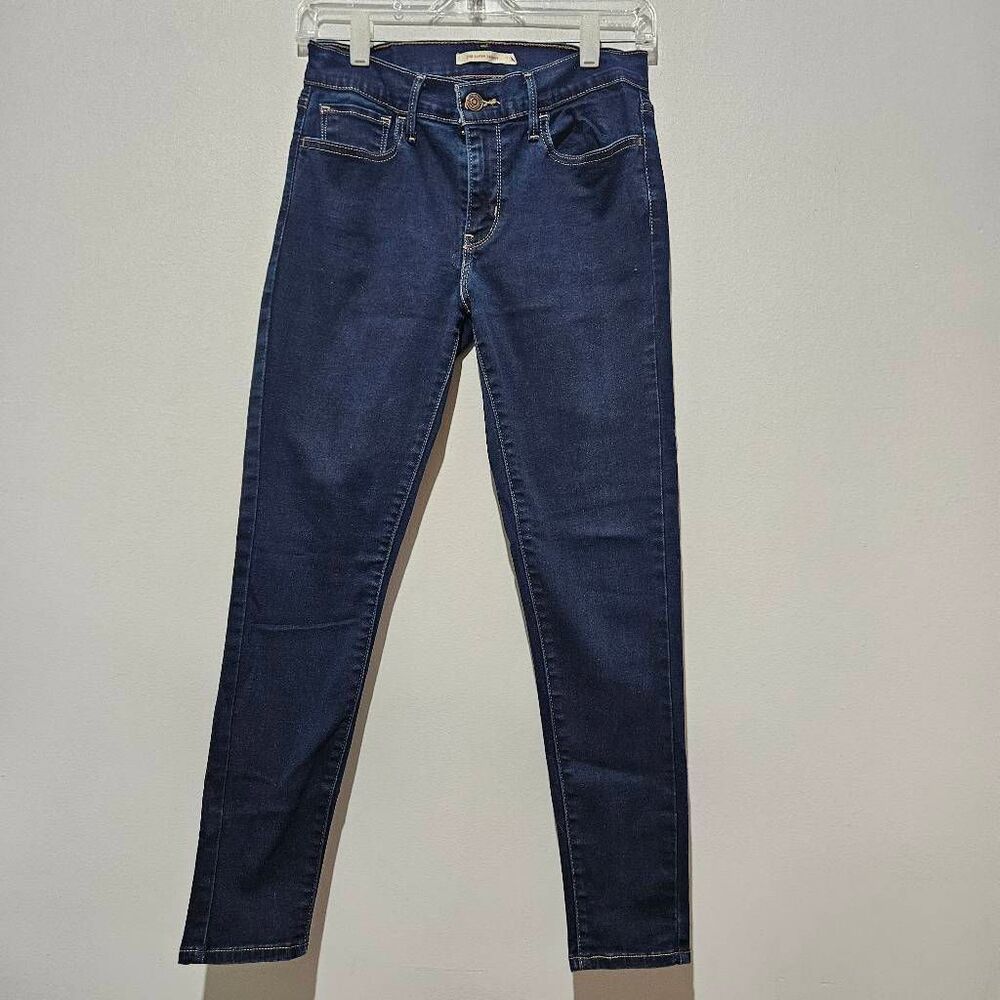 LEVI'S Mile High Super Skinny Premium Big E Jeans Women's Size 29 Zipped Stretch